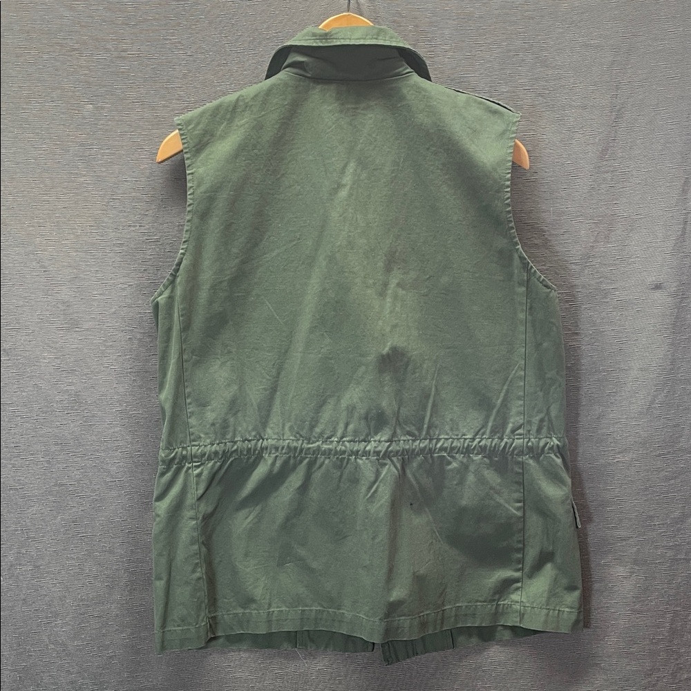 BB Dakota Green Utility Vest 100 % Cotton - Picture 7 of 8